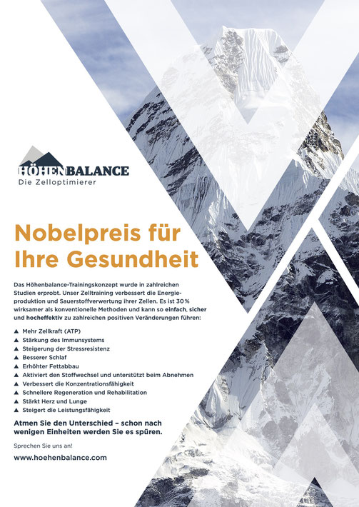 Poster Höhenbalance DIN A1 - 3 Stück